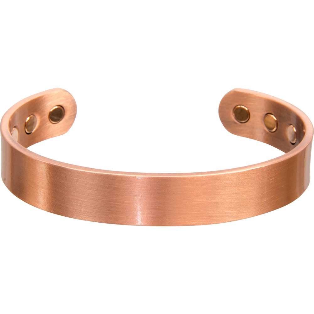 Copper Magnetic Bracelet, Antique Copper Plain
