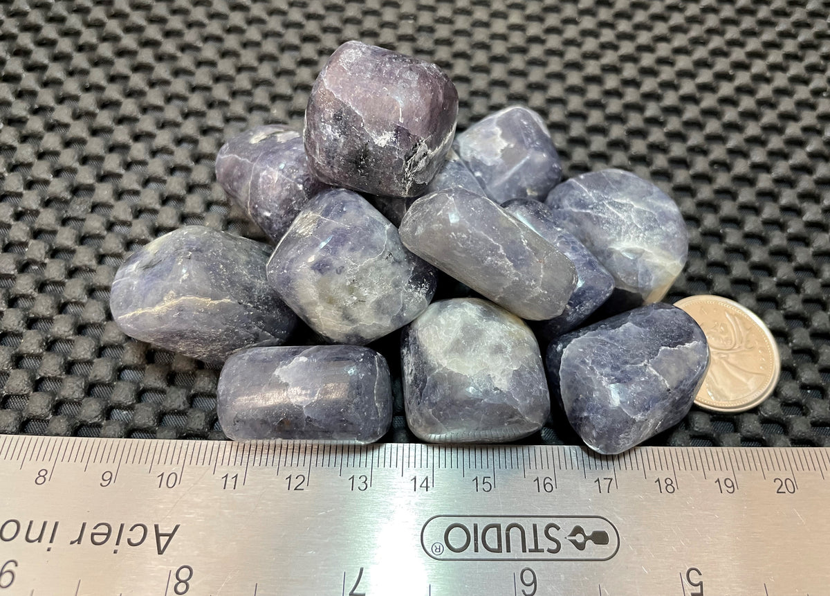 Iolite Tumble by 250g, Large ~25mm - 35mm