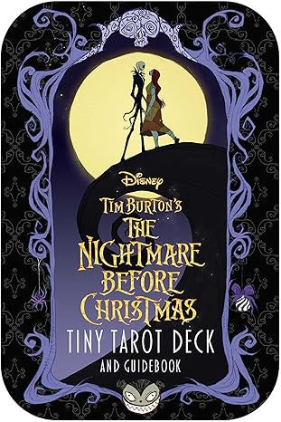 Nightmare Before Christmas Tiny Tarot Deck & Guidebook, in Tin
