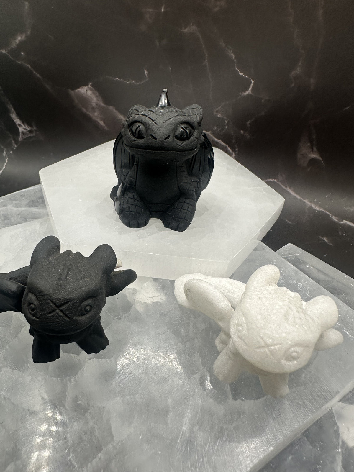 Toothless Dragon, Black Obsidian