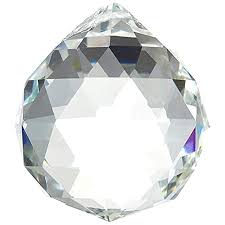 Feng Shui Ball, Egyptian Crystal AB, 40mm RETAIL