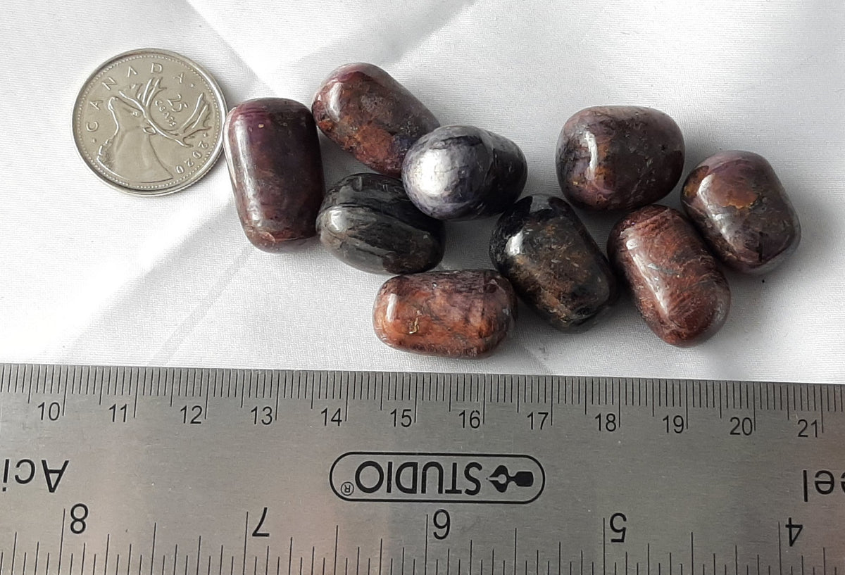 Star Ruby Tumble AAA by 100g, Medium ~8pc-10pc