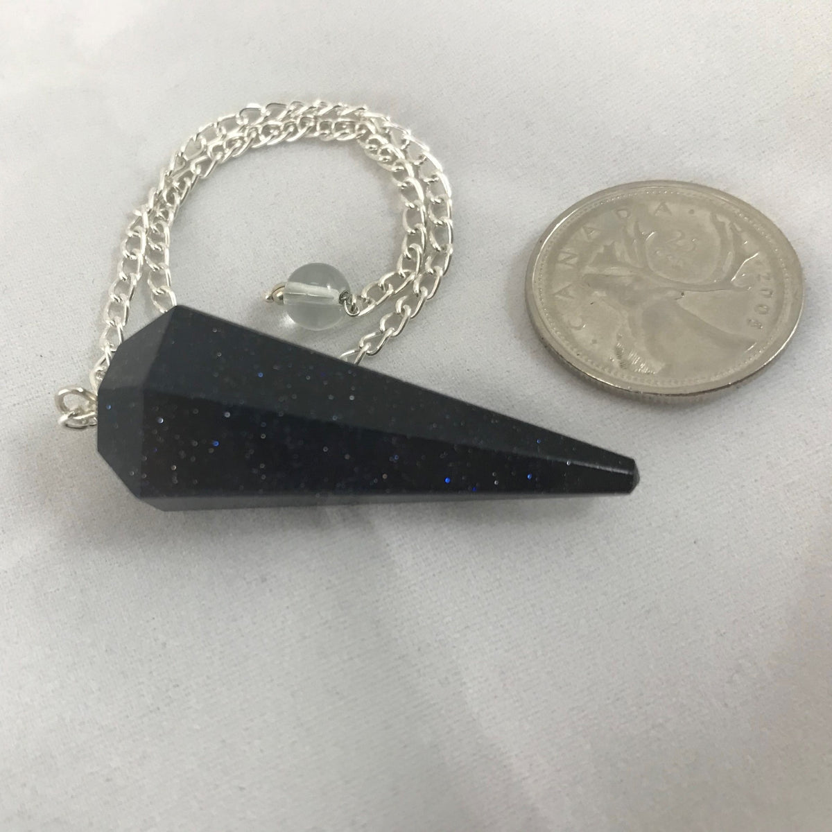 Pendulum, Facet Point, Blue Goldstone Retail