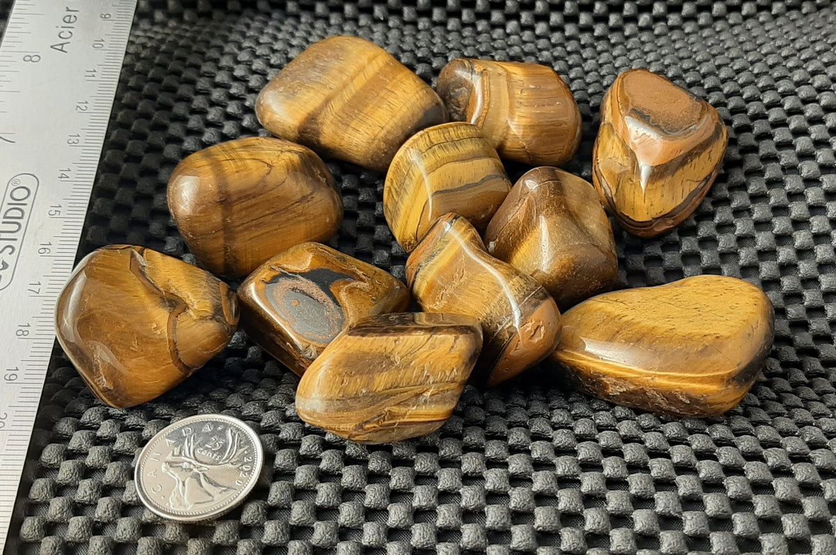 Tiger Eye Pebbles 1" - 2" by 500g