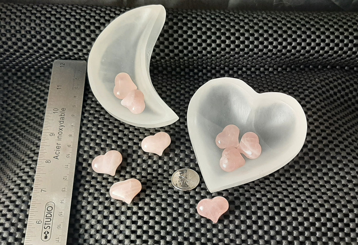 Selenite Moon Bowl, Small, 10cm RETAIL