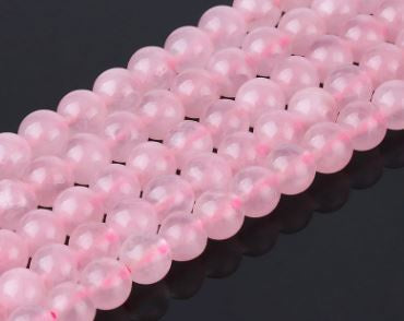 Rose Quartz 15" Bead String
