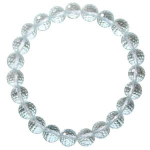 Obsidian Blue Faceted Bracelet, 8mm