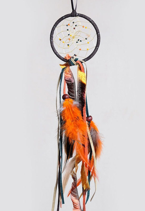 Dreamcatcher, 2.5", Fall-Dark Brown