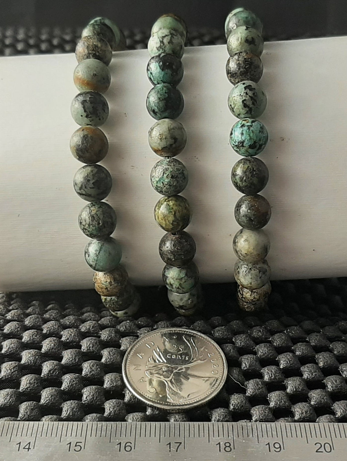 Jasper African Turquoise Round Bracelet, 8mm RETAIL