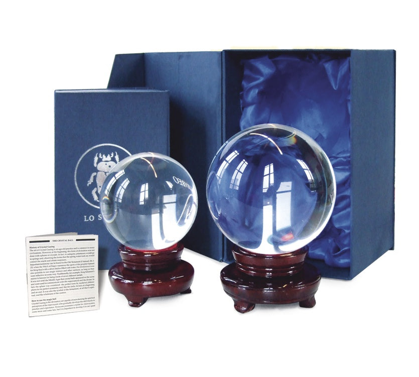 Synthetic Quartz Crystal Ball Small