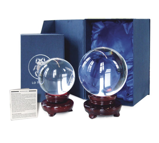 Synthetic Quartz Crystal Ball Small