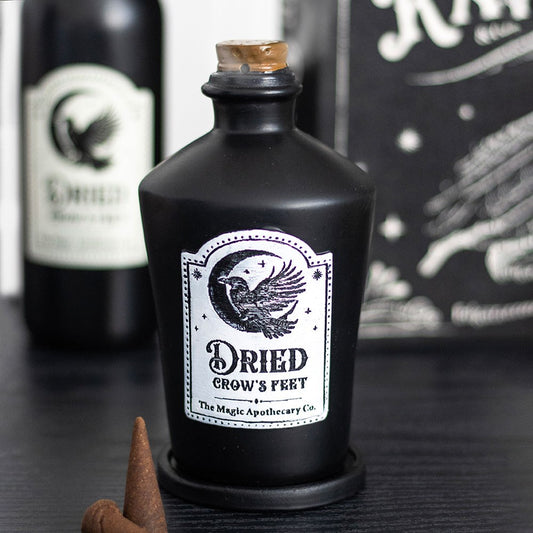 Dried Crows Feet Incense Bottle
