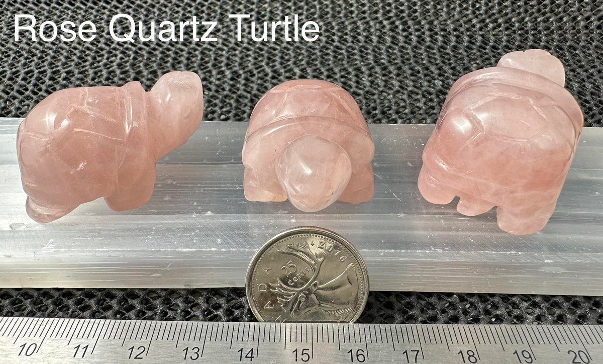 Turtle Figurine 1.5", Assorted Stones RETAIL
