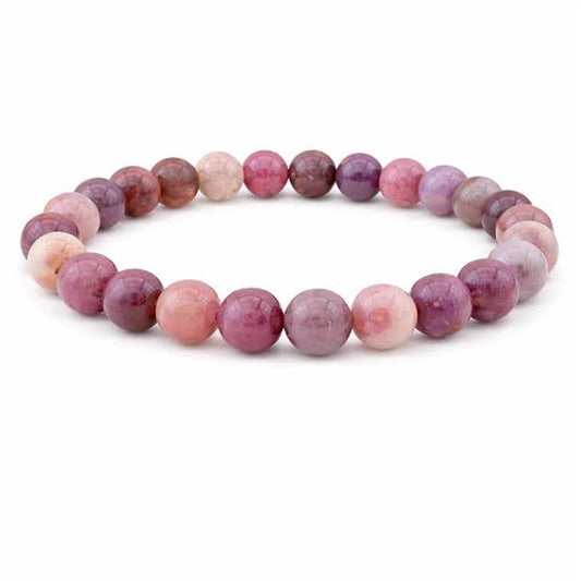 Tourmaline Pink Bracelet, 6mm