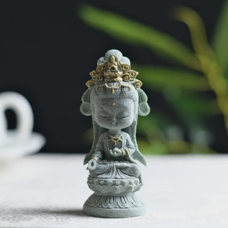 Quan Yin Kuan Yin Resin Figurine