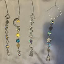 Suncatchers, Bookmarks Spiritual, Happy Aura Collection, Gold or Silver