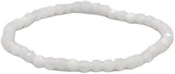 Jade White 4mm Bracelet