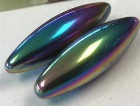 Magnetic Hematite Zinger, Retail 18mm x 60mm