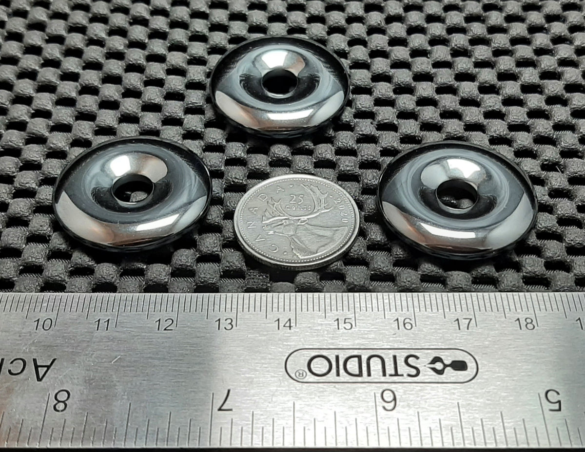 Pendant, Stone Donut, 30mm Retail
