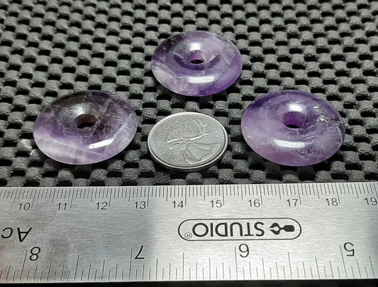 Pendant, Stone Donut, 30mm Retail
