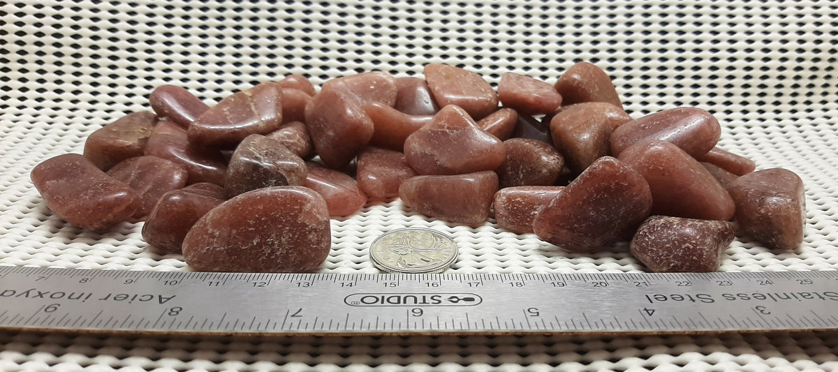 Red Aventurine Tumble by 500g, Large ~25mm - 35mm
