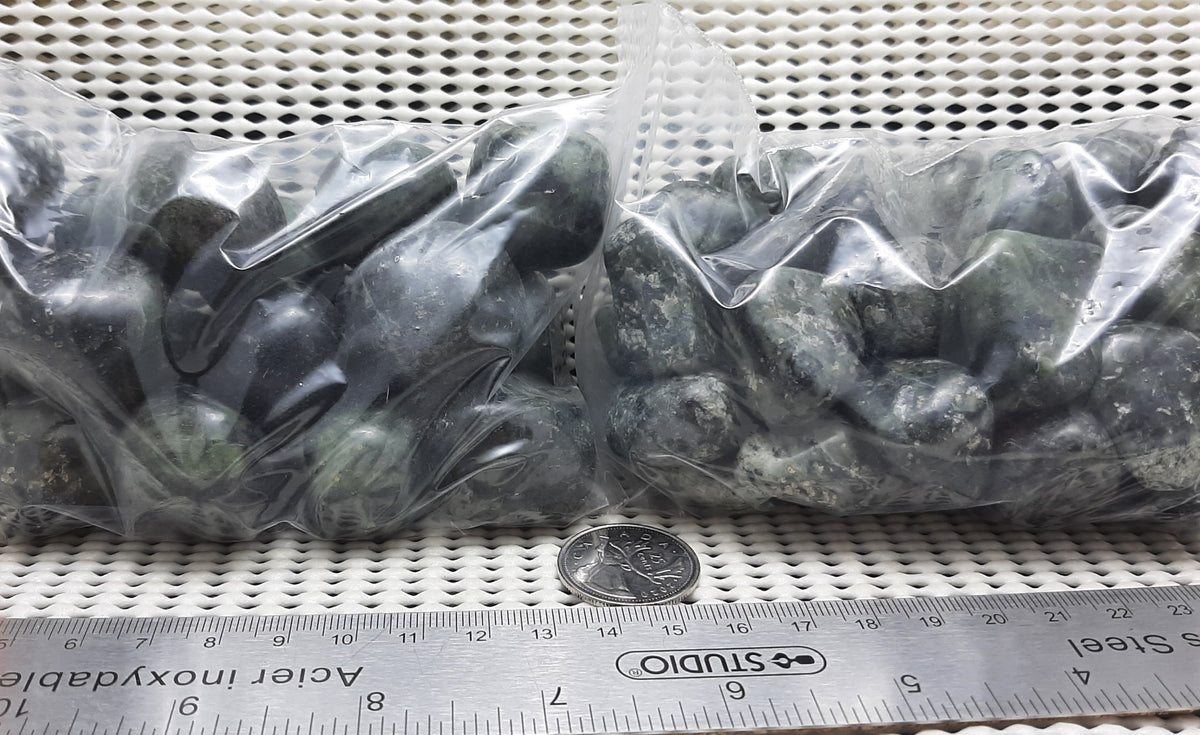 Jade (Nephrite) Tumble by 500g, Small ~15mm - 25mm