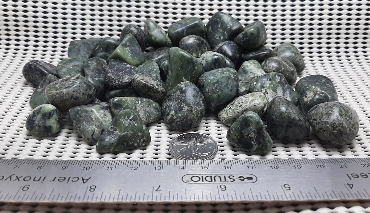 Jade (Nephrite) Tumble by 500g, Small ~15mm - 25mm