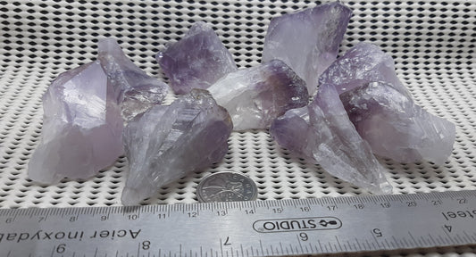 Amethyst Points Raw by 500g, Large ~2"