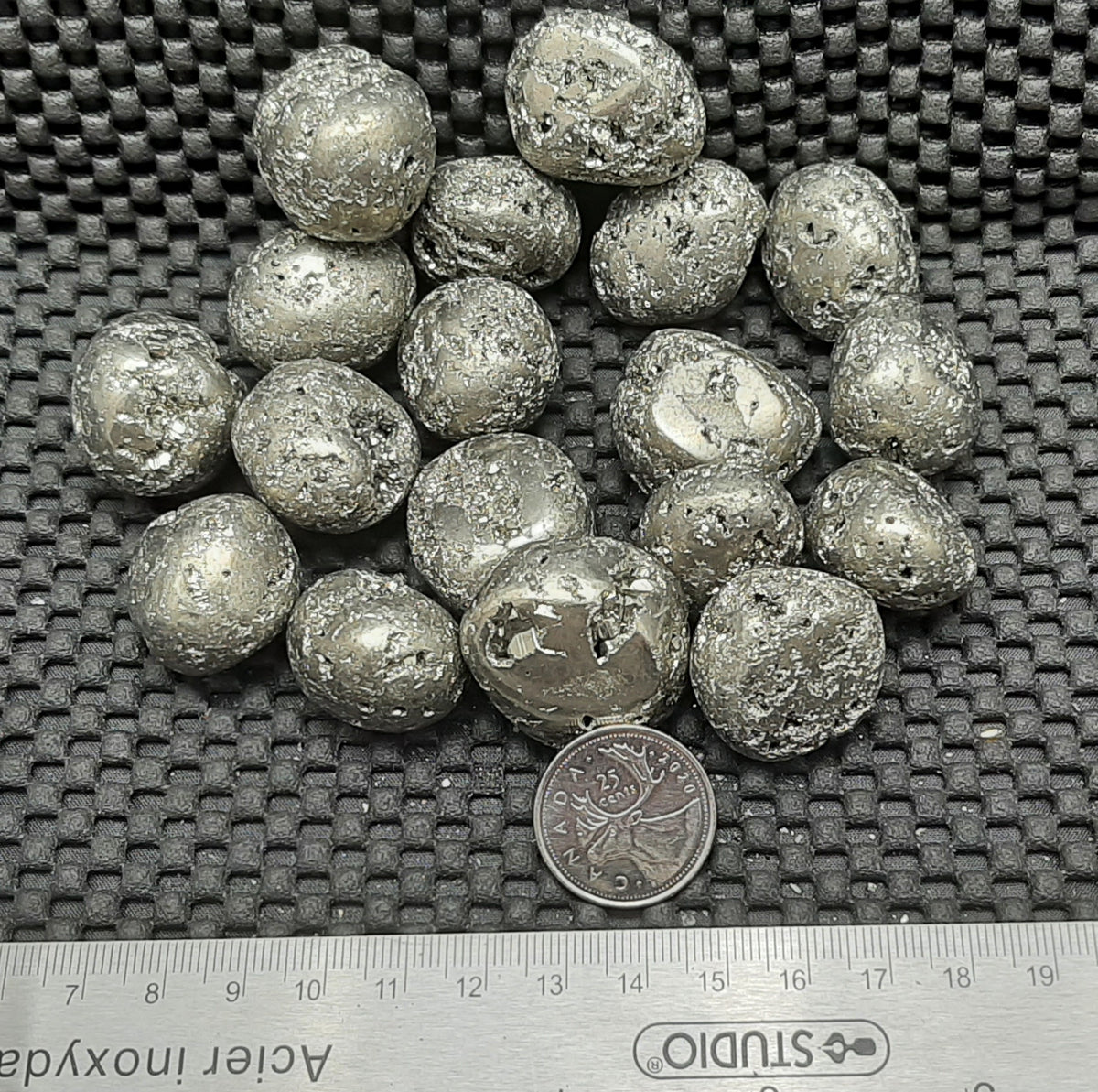 Pyrite Tumble by 500g, Large ~25mm - 35mm
