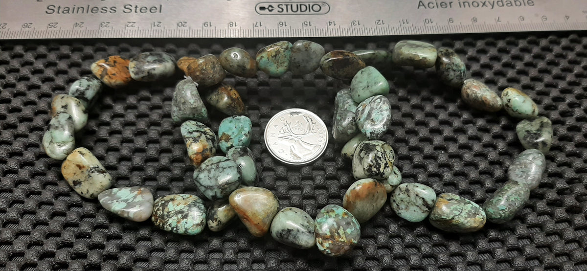 African Turquoise Tumble Bracelet RETAIL