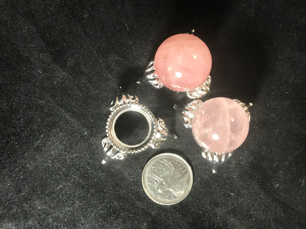Sphere Stand, Nickel, Small, 0.75", NS1