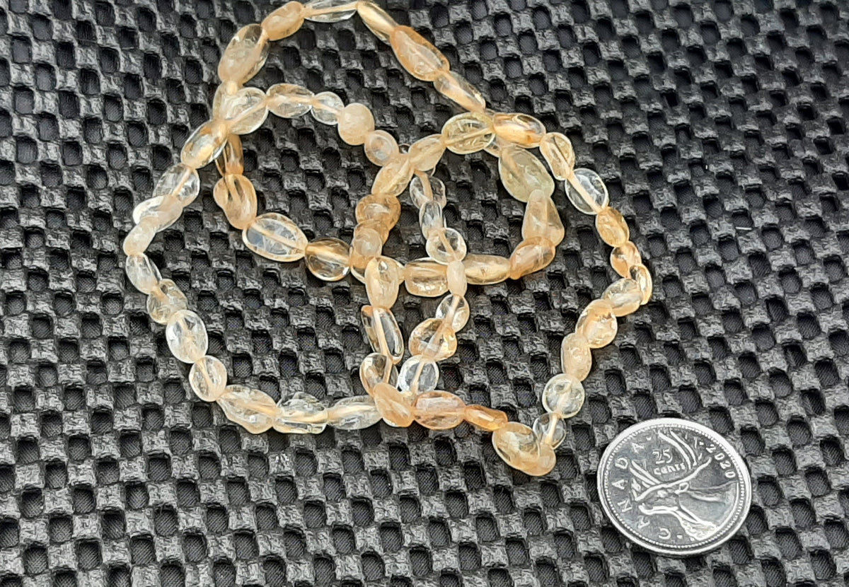 Citrine Tumble Bracelet, Small, 6mm - 10mm RETAIL_NO RESTOCK AVAILABLE