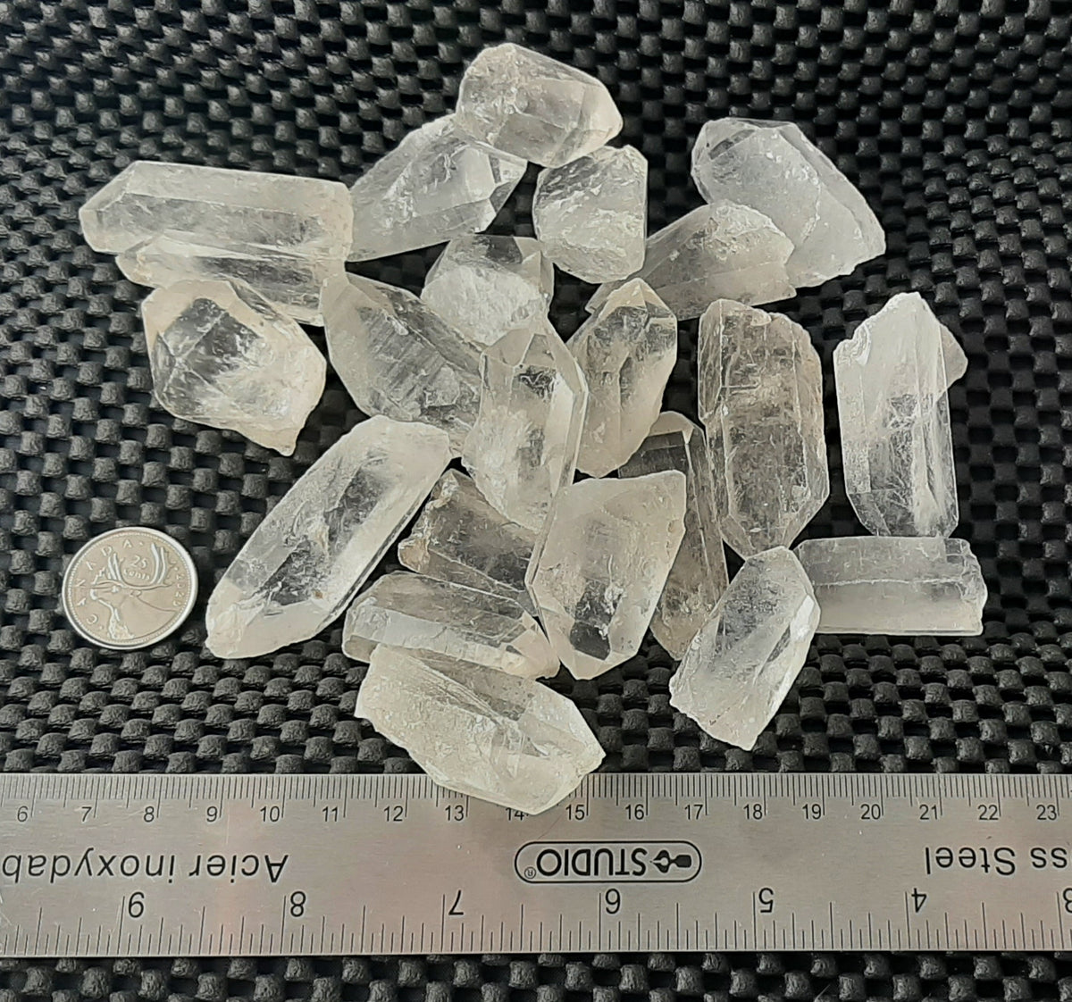 Clear Quartz Points by 500g, Medium 1-2"