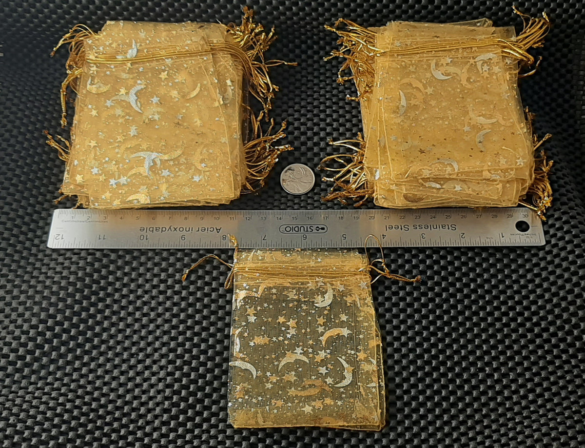 Organza Bags Medium 9cm x 12cm, 100pk