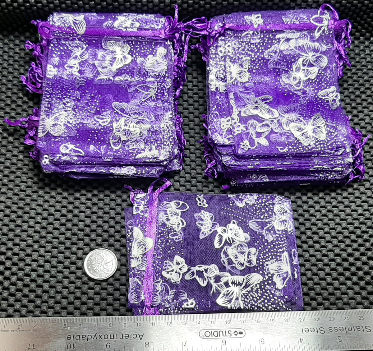 Organza Bags Medium 9cm x 12cm, 100pk