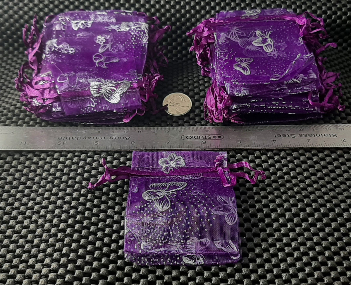 Organza Bags Small 7x9cm, 100pk