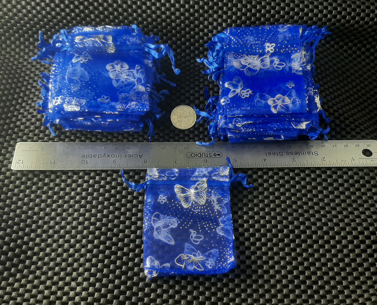 Organza Bags Small 7x9cm, 100pk