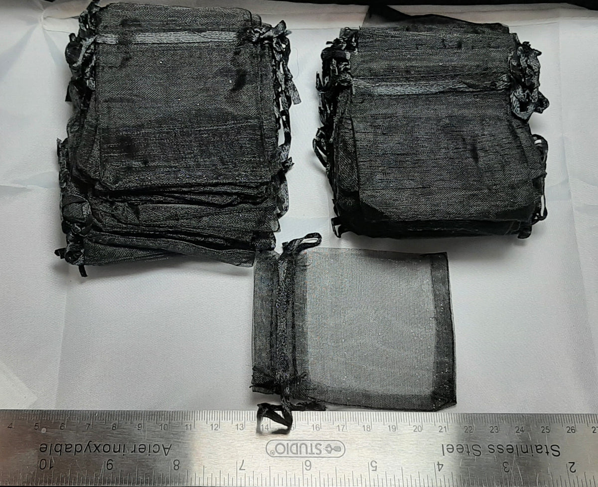 Organza Bags Small 7x9cm, 100pk
