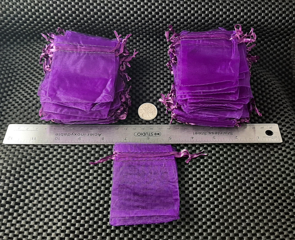 Organza Bags Small 7x9cm, 100pk