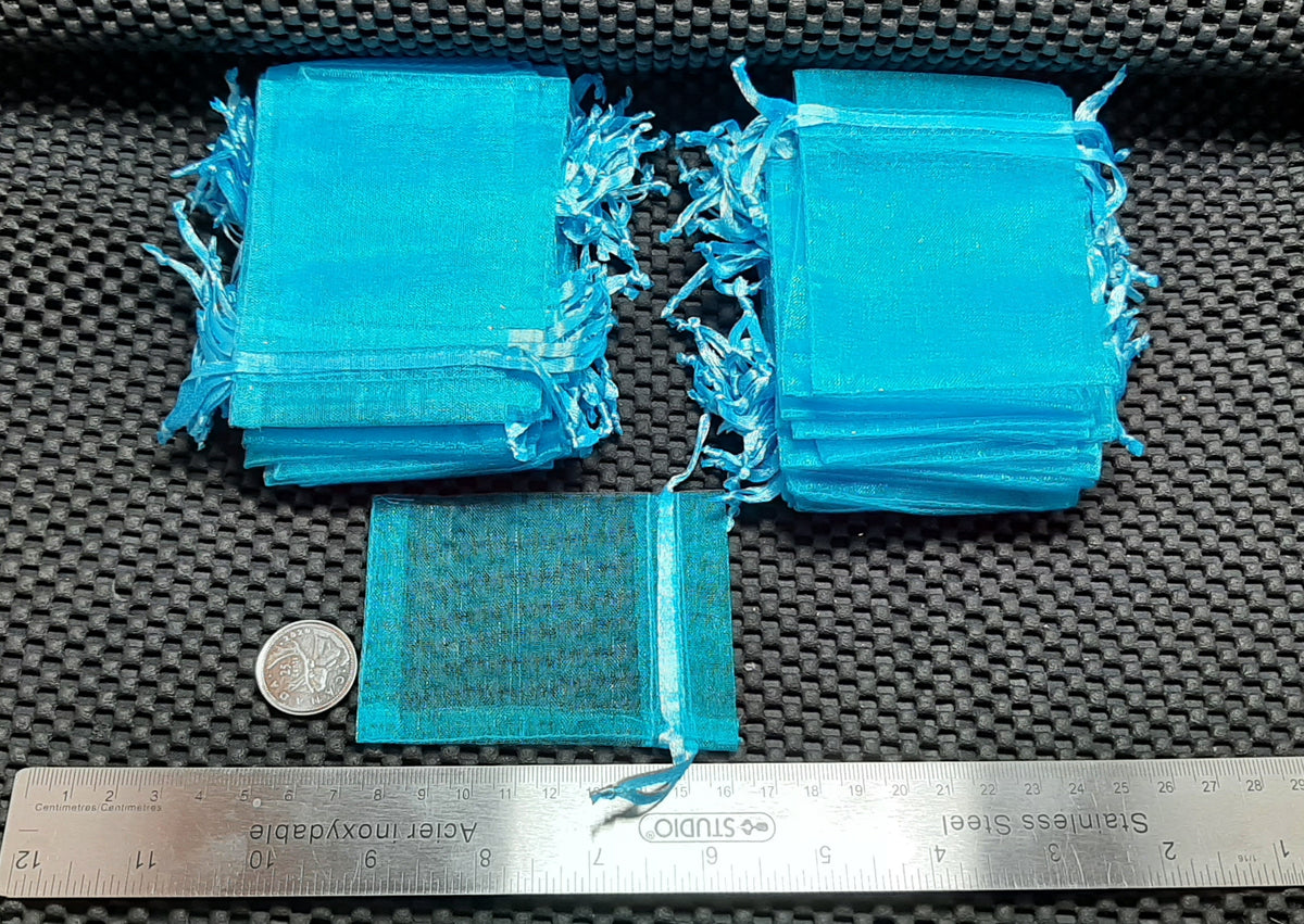 Organza Bags Small 7x9cm, 100pk