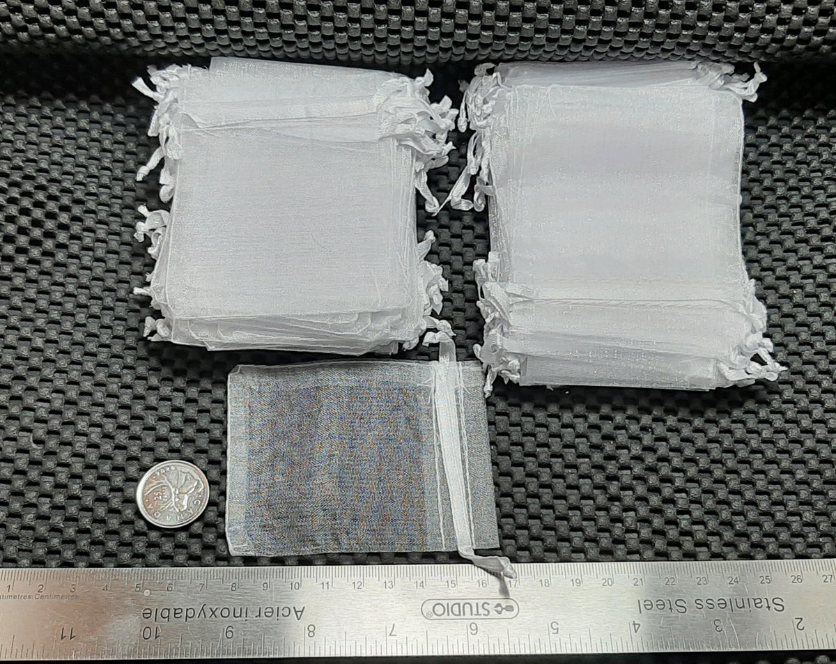 Organza Bags Small 7x9cm, 100pk