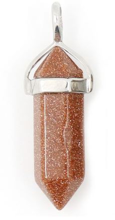 Hexagonal Double Point Pendant, Silver Plate, 35mm RETAIL