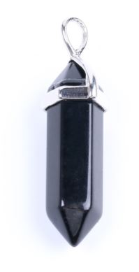 Hexagonal Double Point Pendant, Silver Plate, 35mm RETAIL