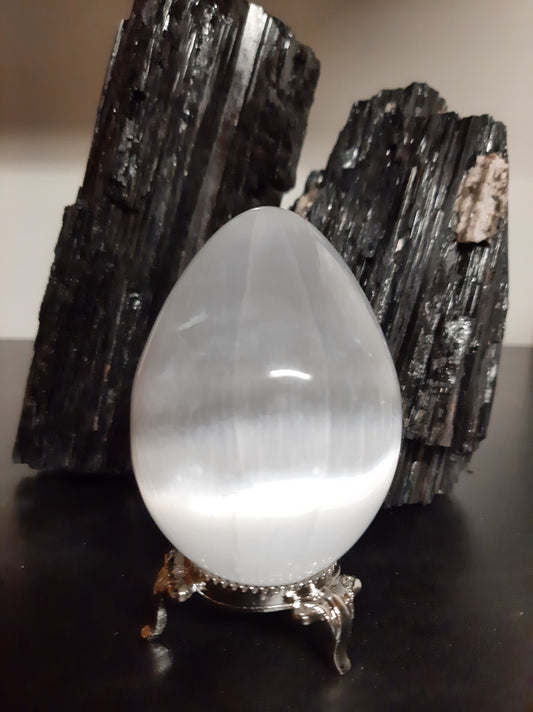 Egg, Selenite, 6cm