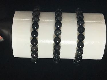 Obsidian Rainbow Round Bracelet, 8mm RETAIL