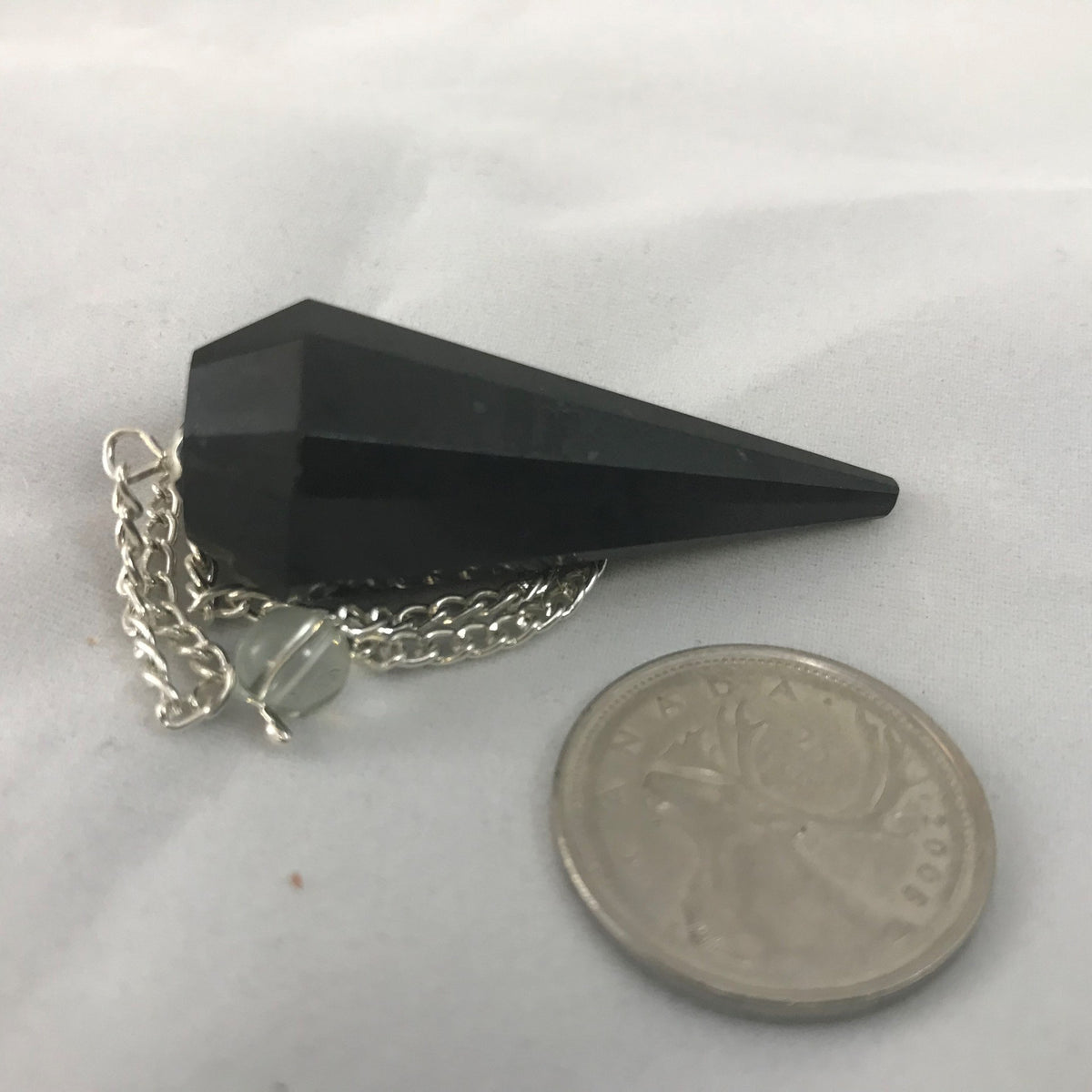 Pendulum, Facet Point, Black Tourmaline, Retail