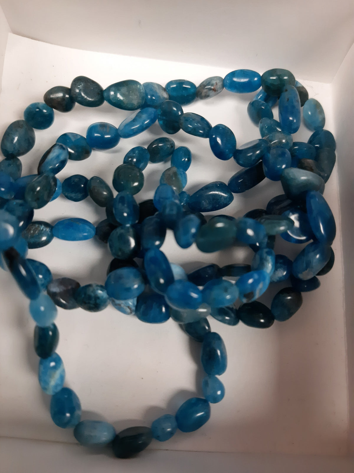 Apatite Blue Tumble Bracelet, Small  RETAIL_NO RESTOCK AVAILABLE