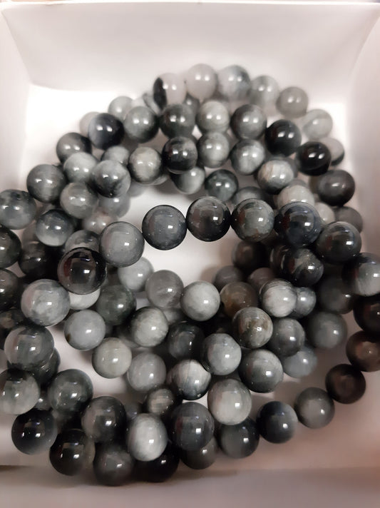 Cat's Eye (Natural) Round Bracelet, 8mm RETAIL_NO RESTOCK AVAILABLE