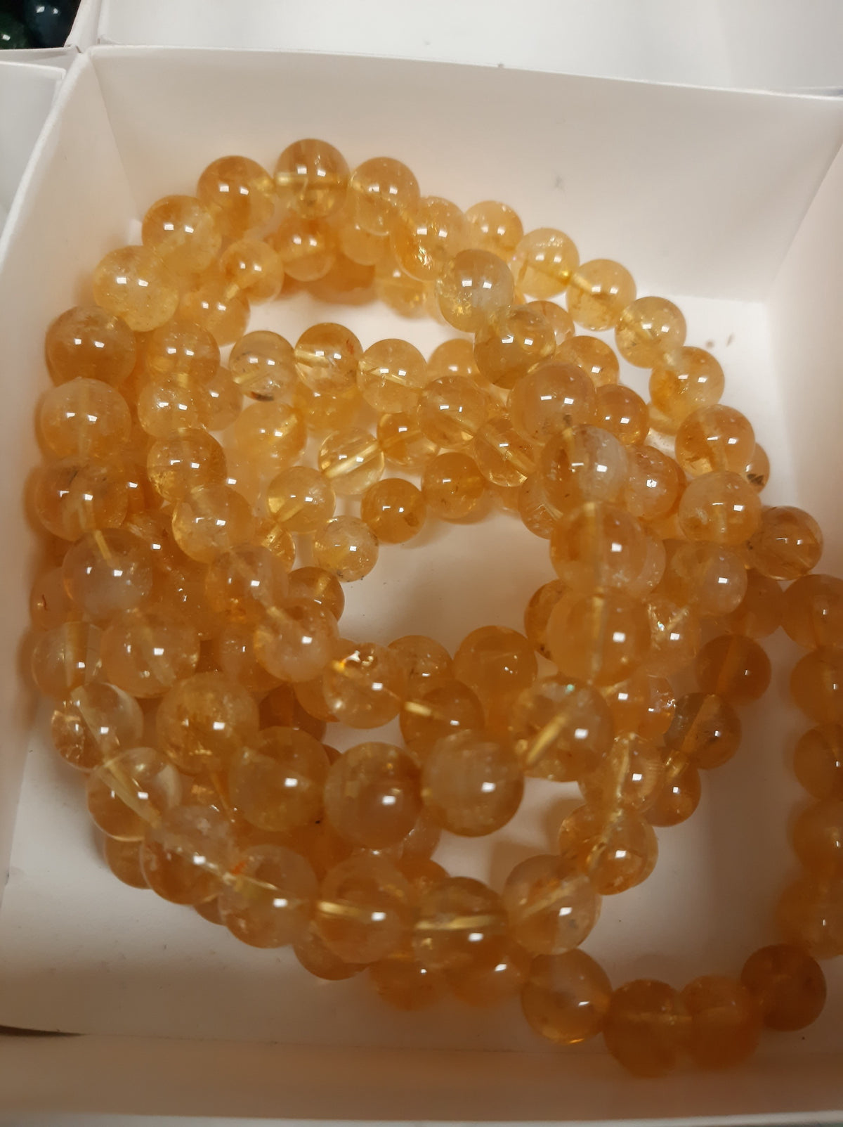Citrine AAA Round Bracelet, 8mm RETAIL_NO RESTOCK AVAILABLE