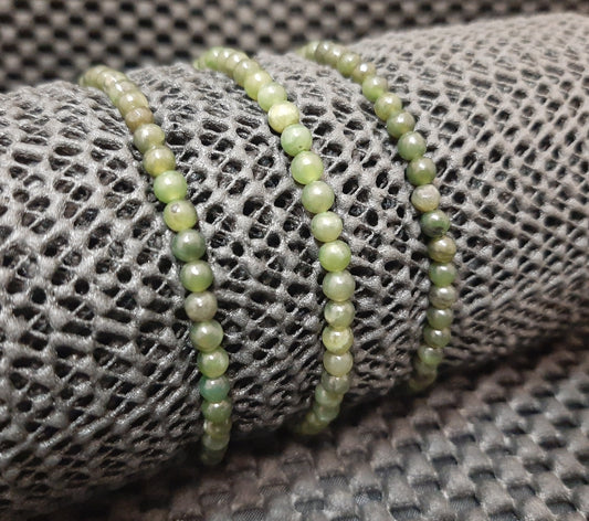 Jade (Nephrite) Round Bracelet, 4mm RETAIL_NO RESTOCK AVAILABLE